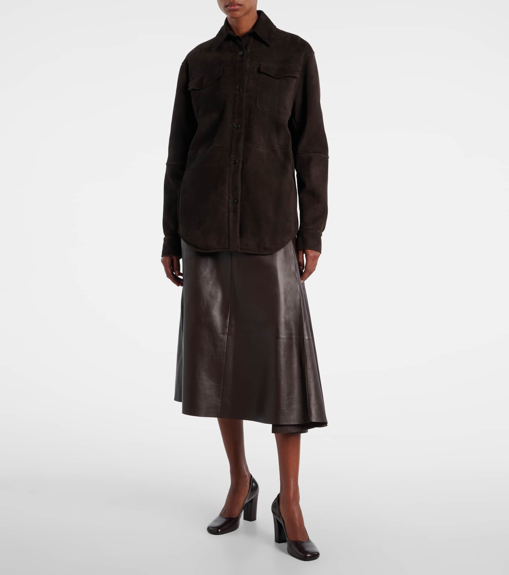 Gwena suede overshirt - 2