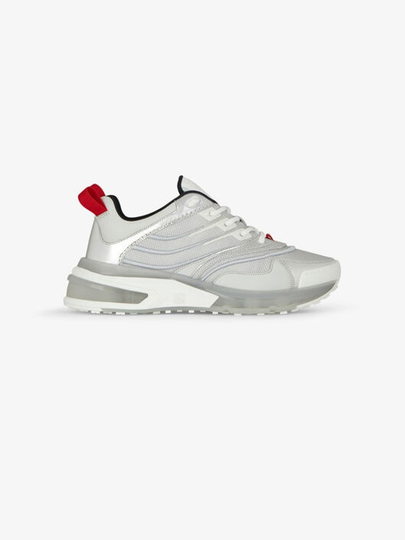 GIV 1 SNEAKERS IN METALLIZED LEATHER AND MESH 1
