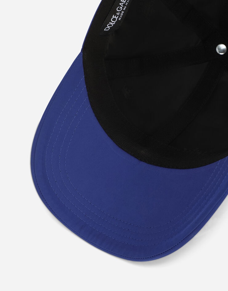 Nylon baseball cap with branded tag - 3