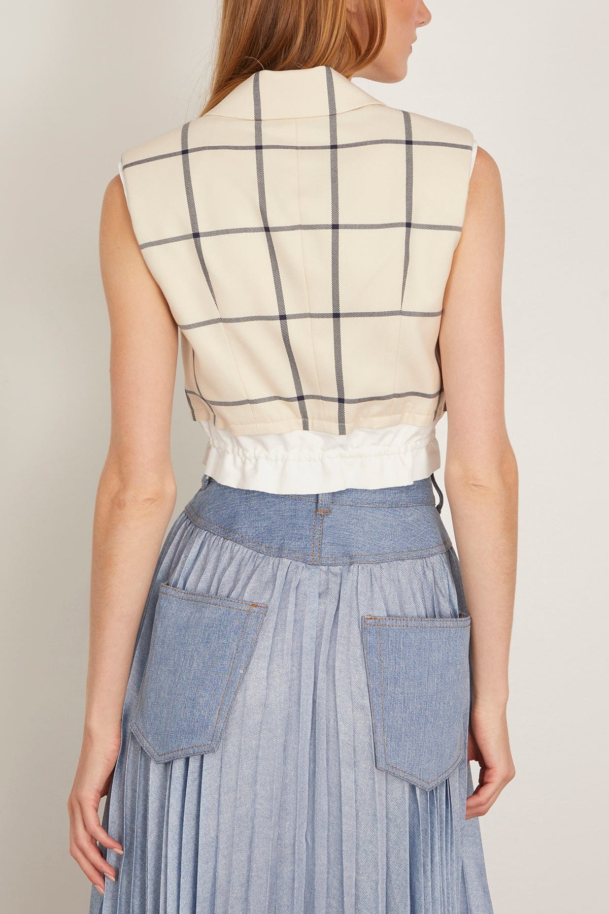Emmers Sleeveless Top in Eggshell Multi - 4