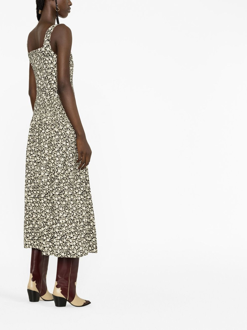 floral-print flared dress 3