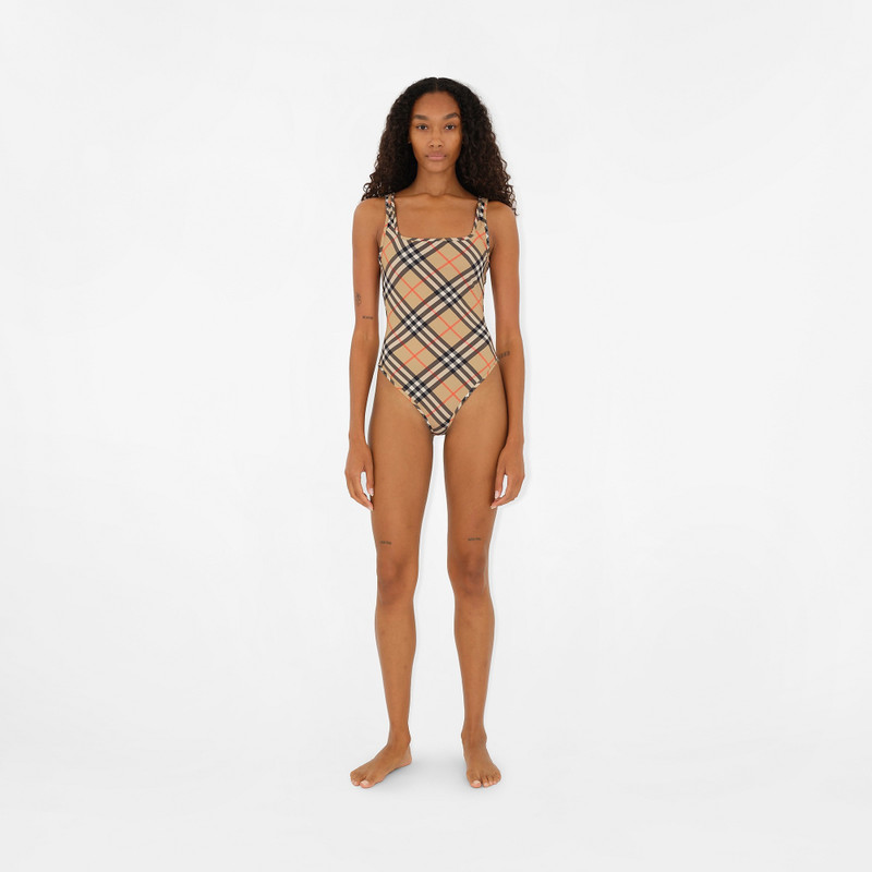 Burberry Check Swimsuit outlook