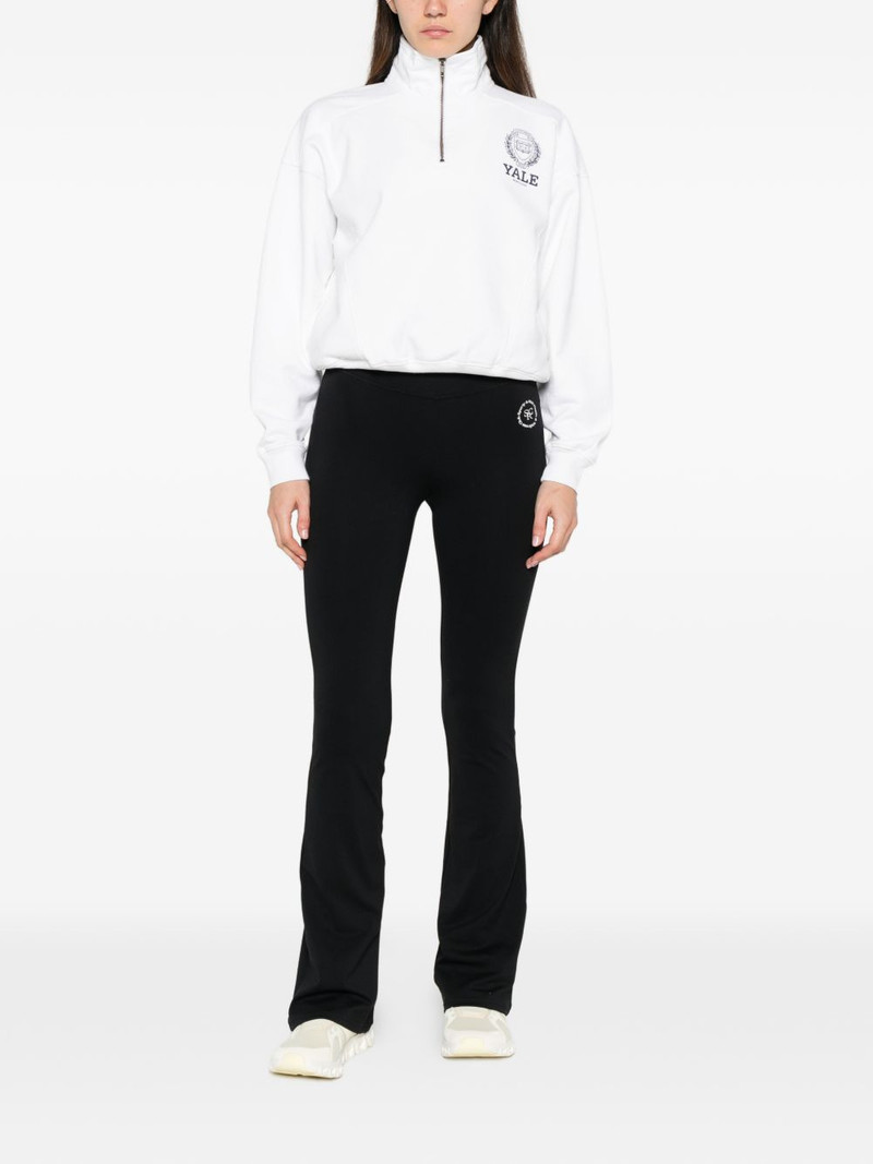 Sporty & Rich SRHWC logo flared-hem leggings outlook