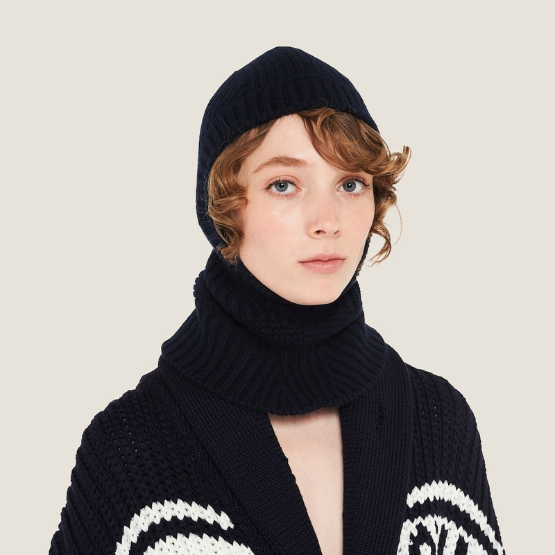 Miu Miu Knit ski mask outlook