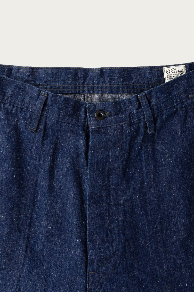orSlow Wide Fit US Navy Denim Utility Pants - One Wash outlook