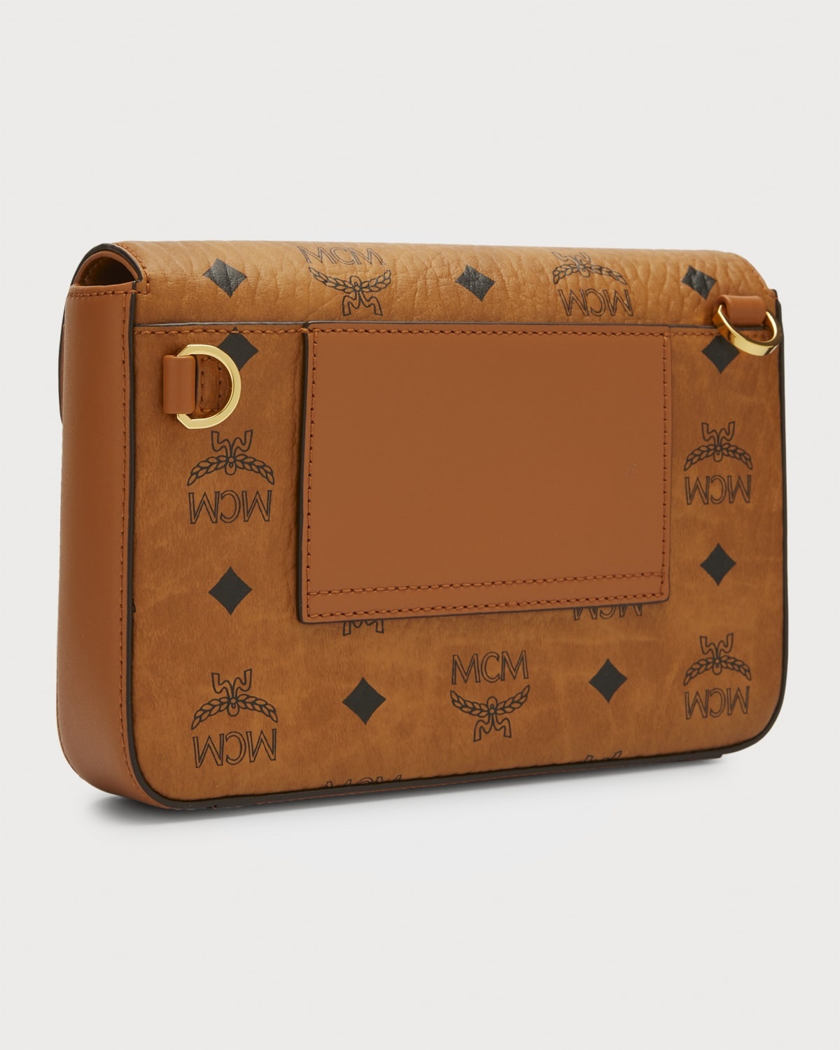 Millie Visetos Logo Leather Crossbody Bag - 6
