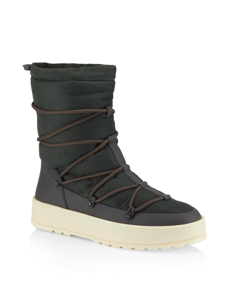 Men's Snow Wander Quilted Boots - Jungle Green 2