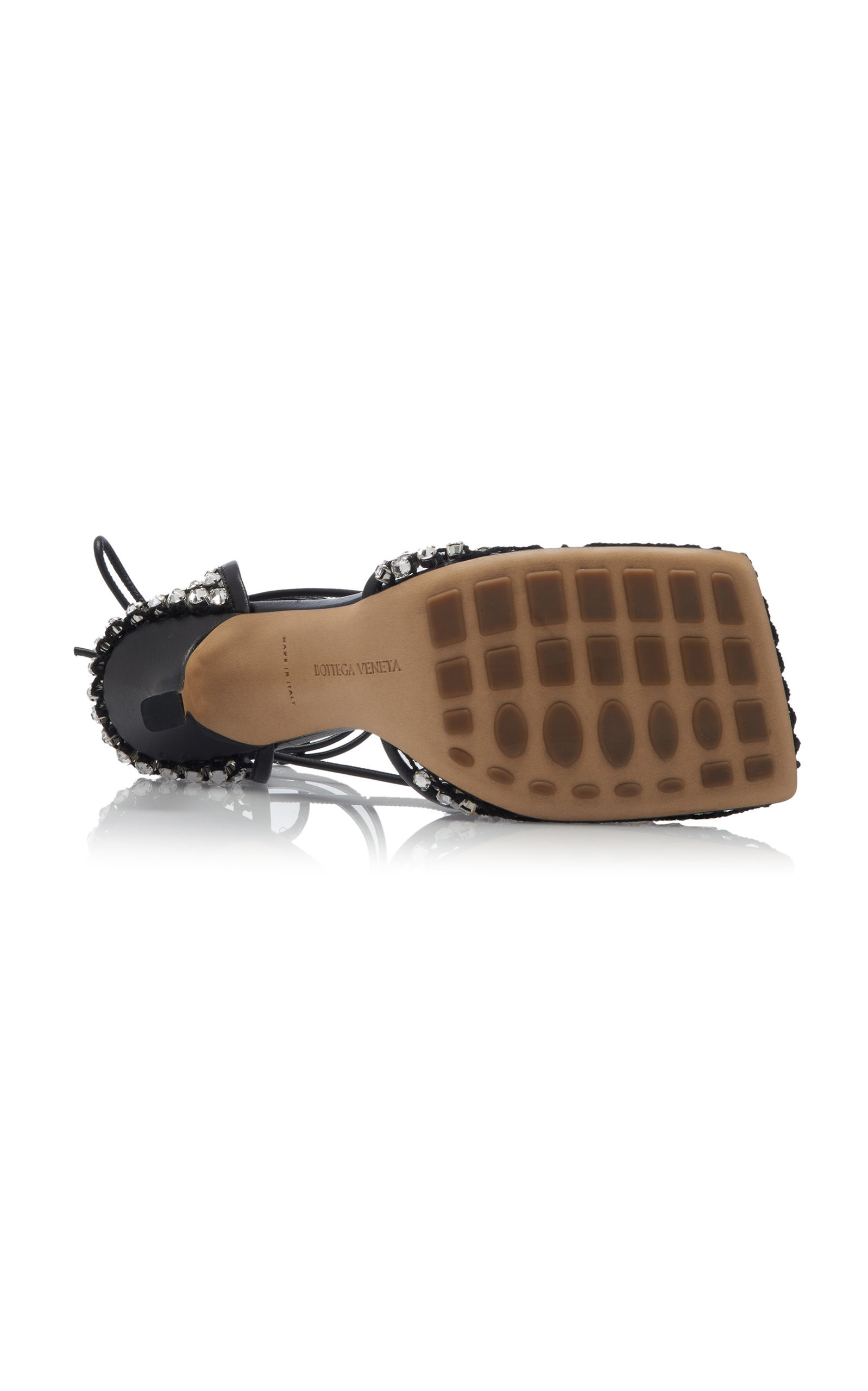 Stretch Crystal Sandals black - 5