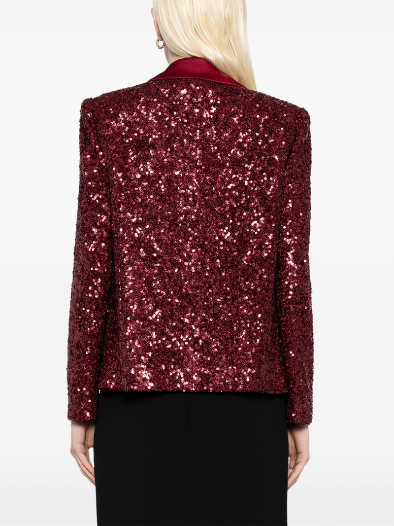 Denny Boxy Sequined 블레이저 4