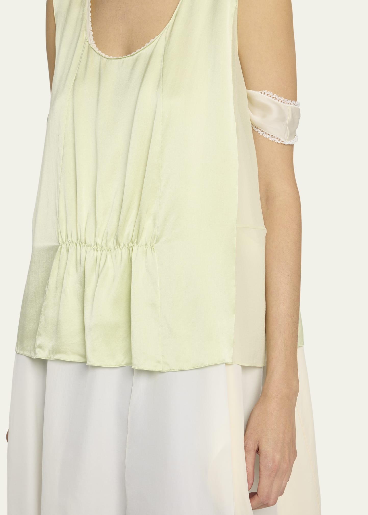 Dinara Boxy Silk Top - 5