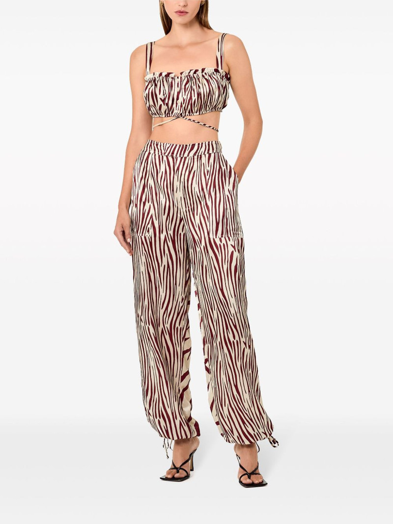 Tracy sleeveless silk cropped top 3