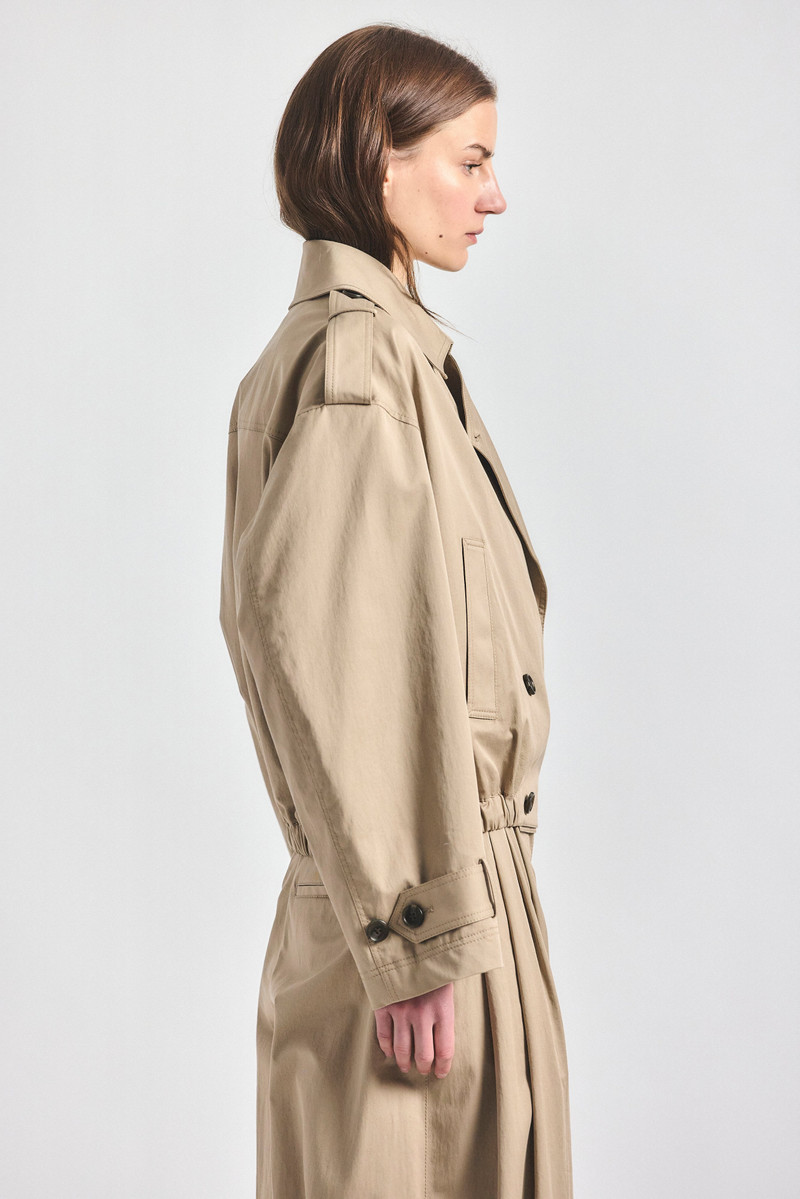 EMILIO CROPPED TRENCH COAT 4