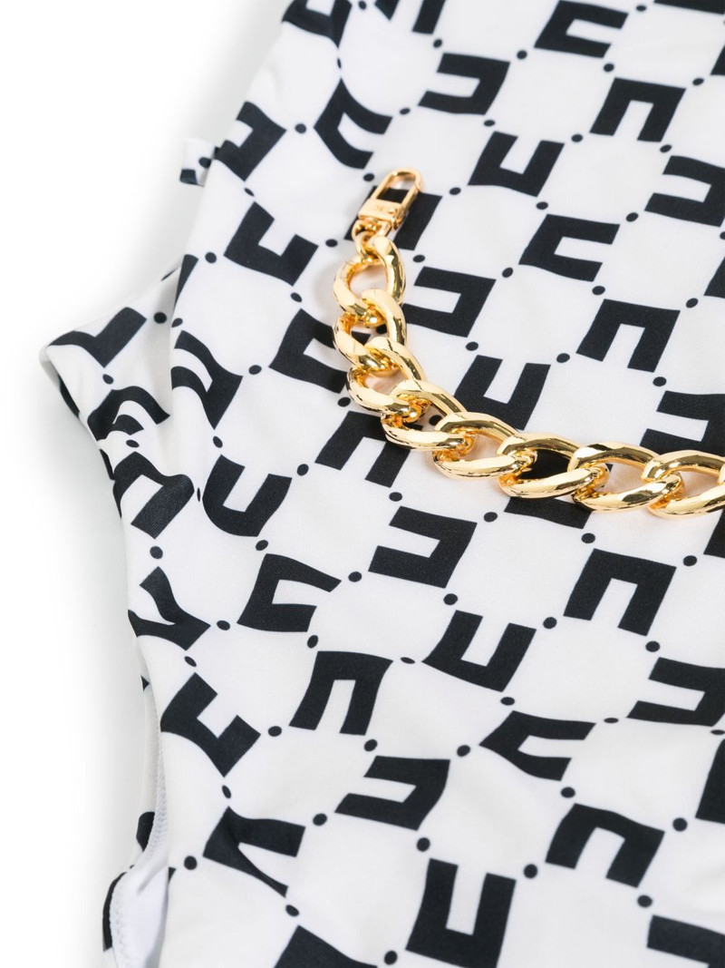 chain-detail monogram swimsuit 3