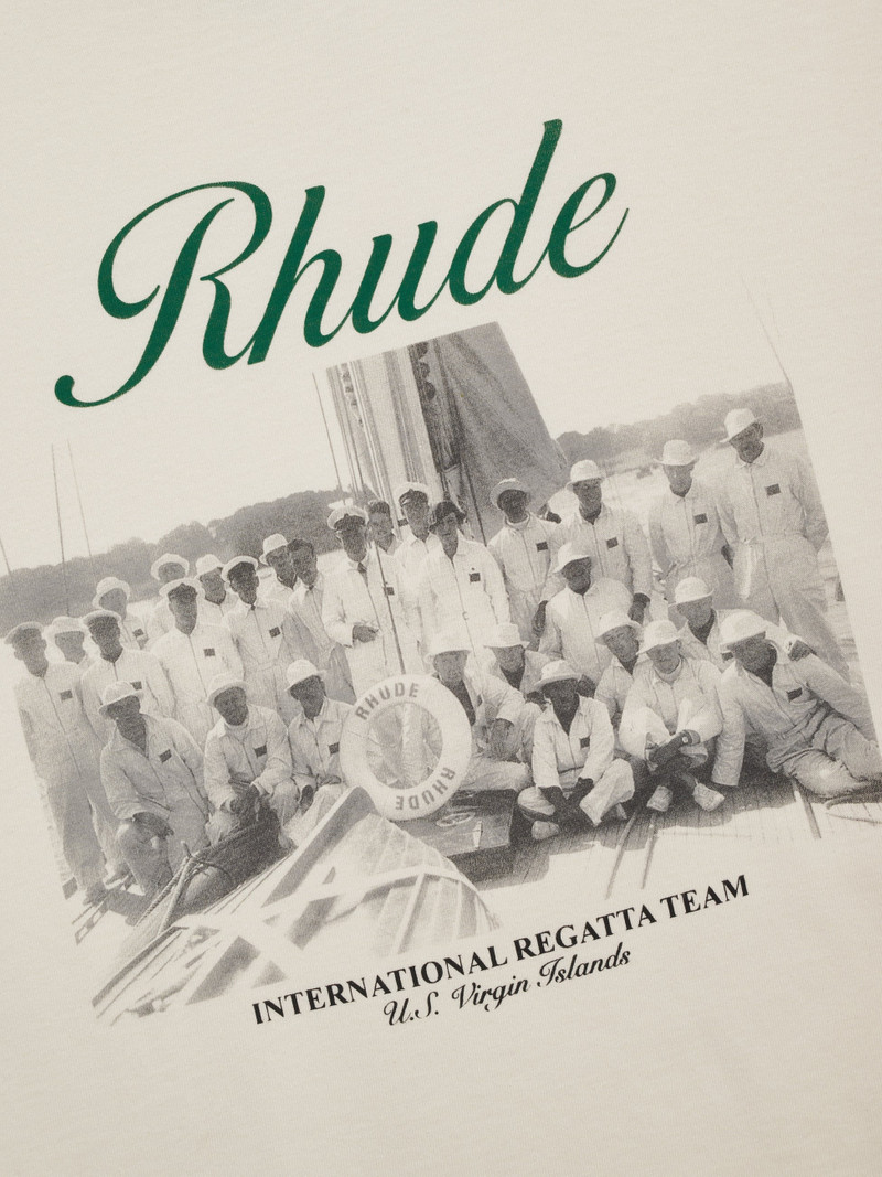 Rhude VIRGIN ISLANDS SCRIPT TEE outlook