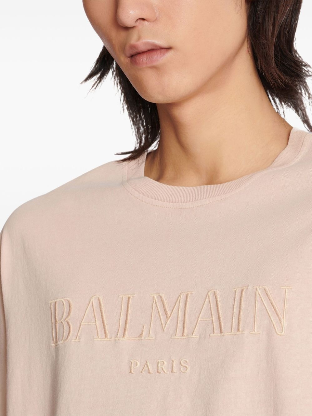 vintage-logo-embroidered t-shirt - 7