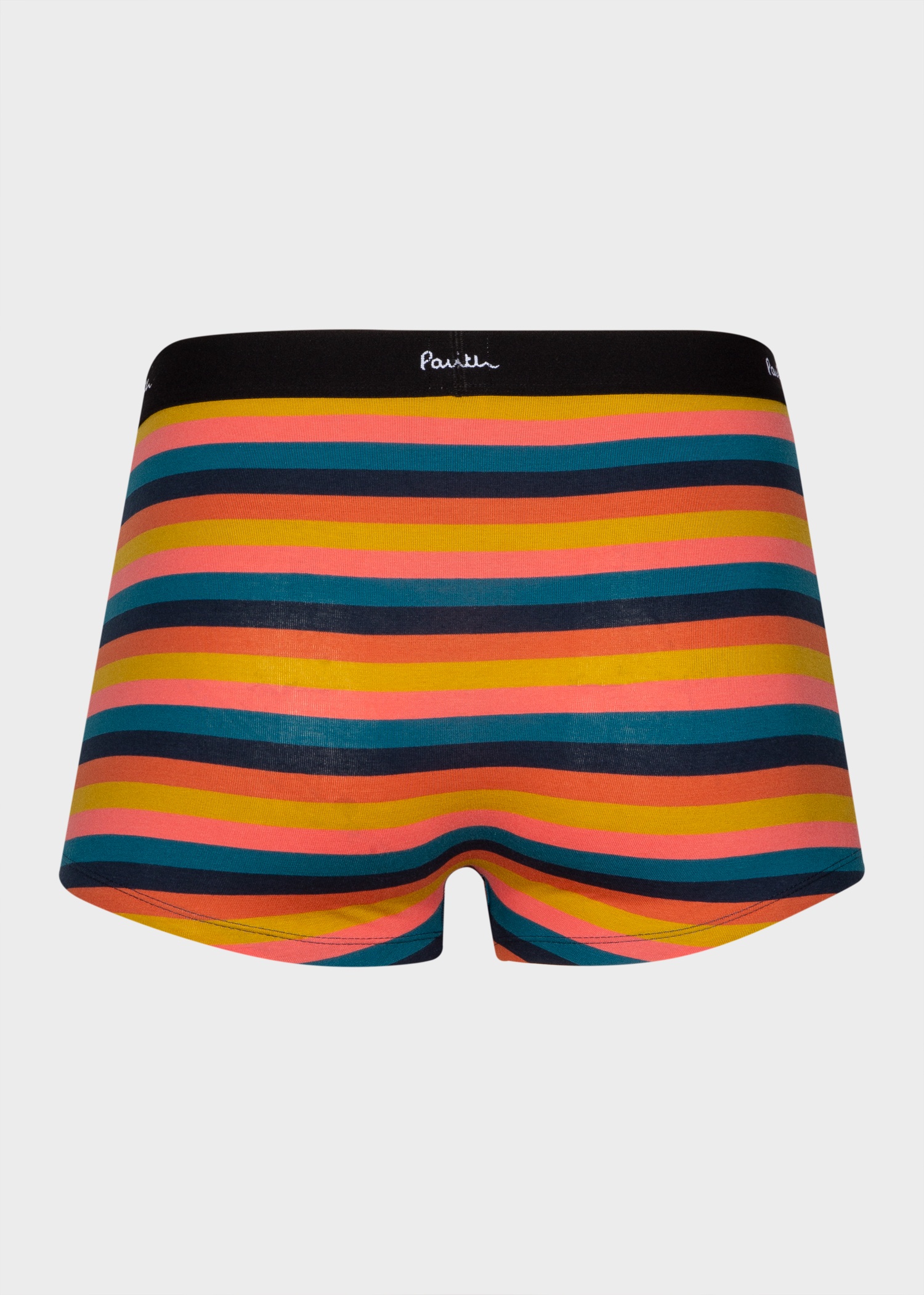Black 'Artist Stripe' Boxer Briefs Three Pack - 3