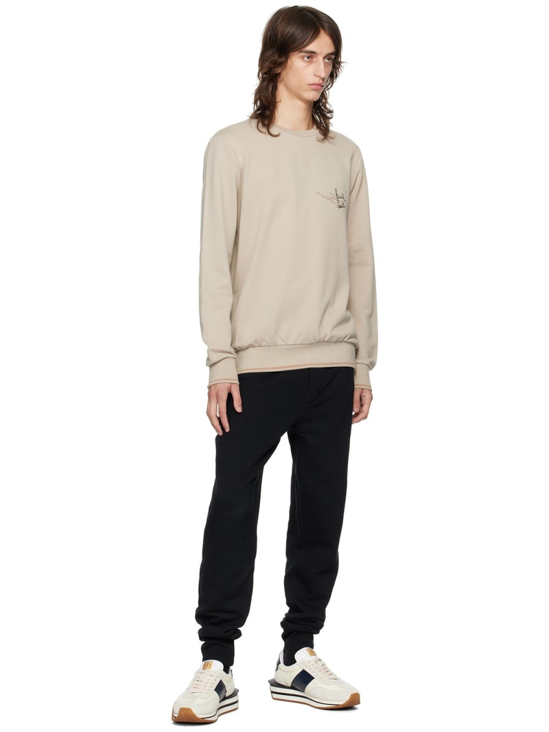 Paul Smith Taupe Embroidered Sweatshirt outlook