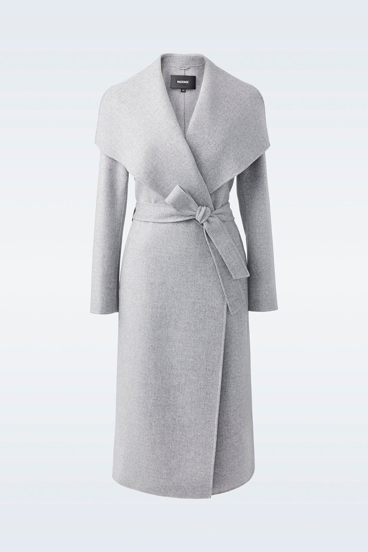 MAI-CN Double-face wool wrap coat - 5