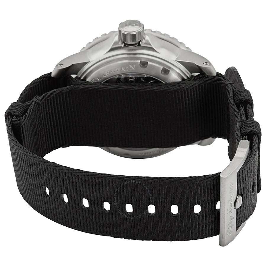 Blancpain Fifty Fathoms Automatic Black Dial Men's Watch 5050 12B30 NABA - 3