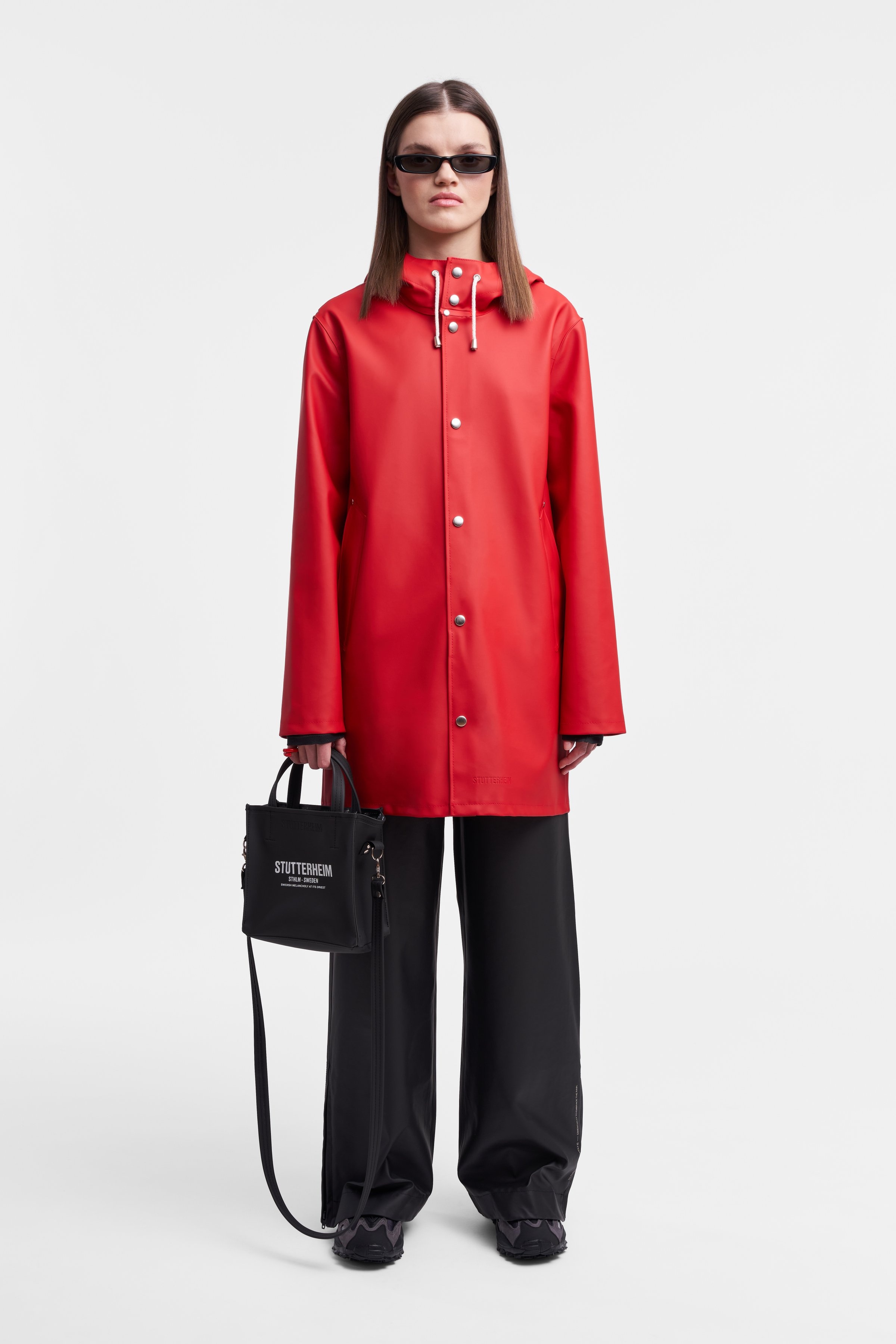Stockholm Raincoat Red - 2