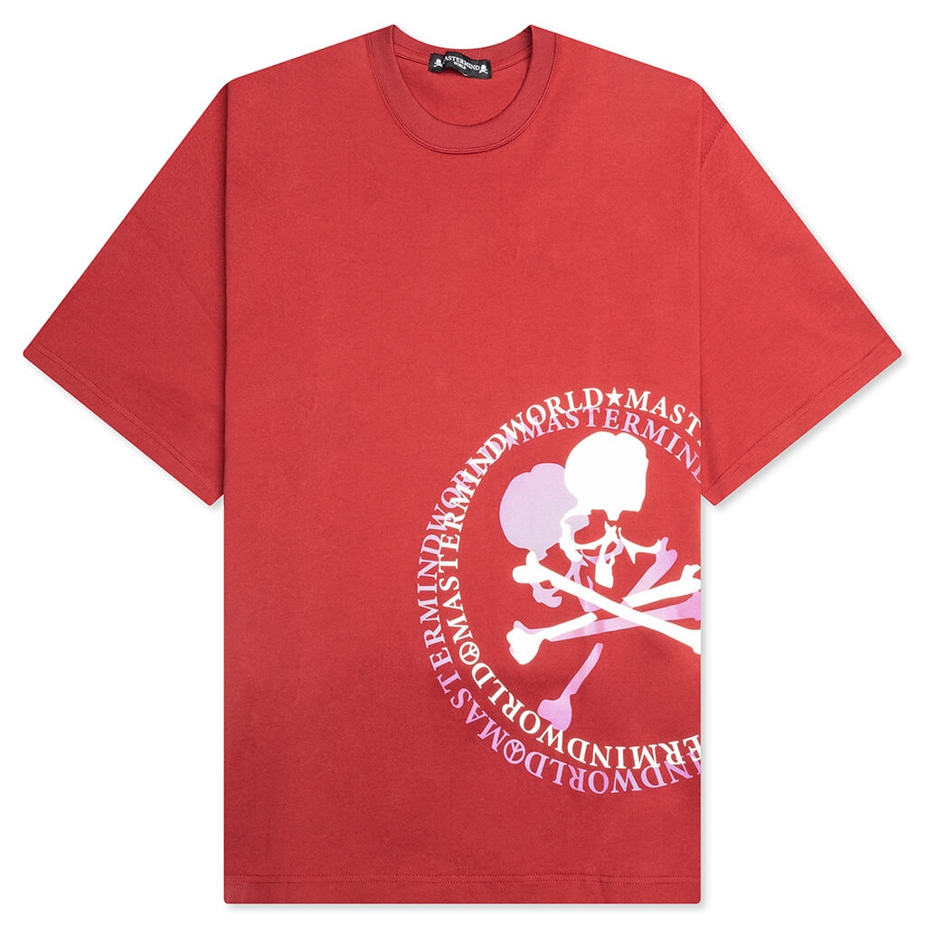AUROLA KNIT T-SHIRT - BURGUNDY - 1