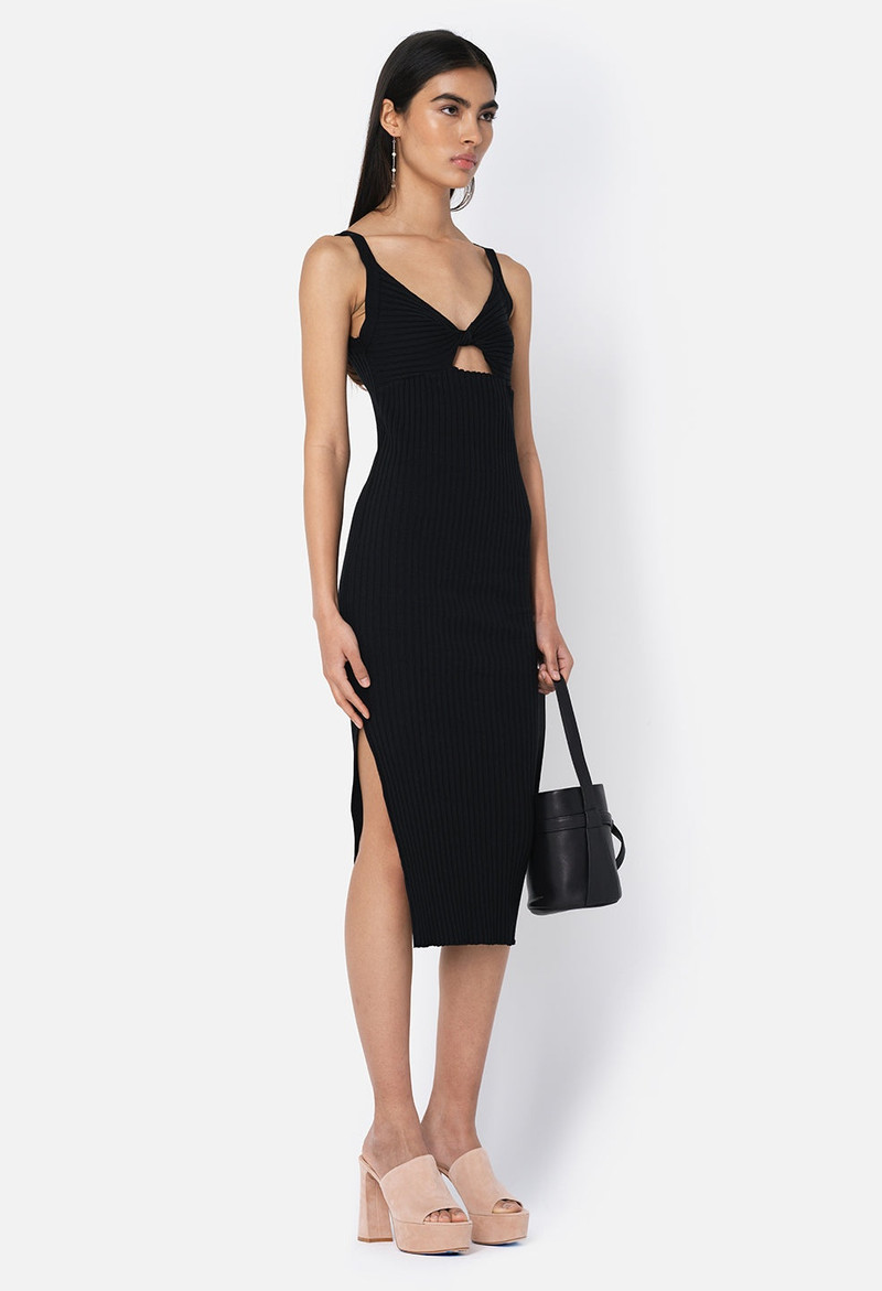 GINZA RIB TWIST DRESS 3