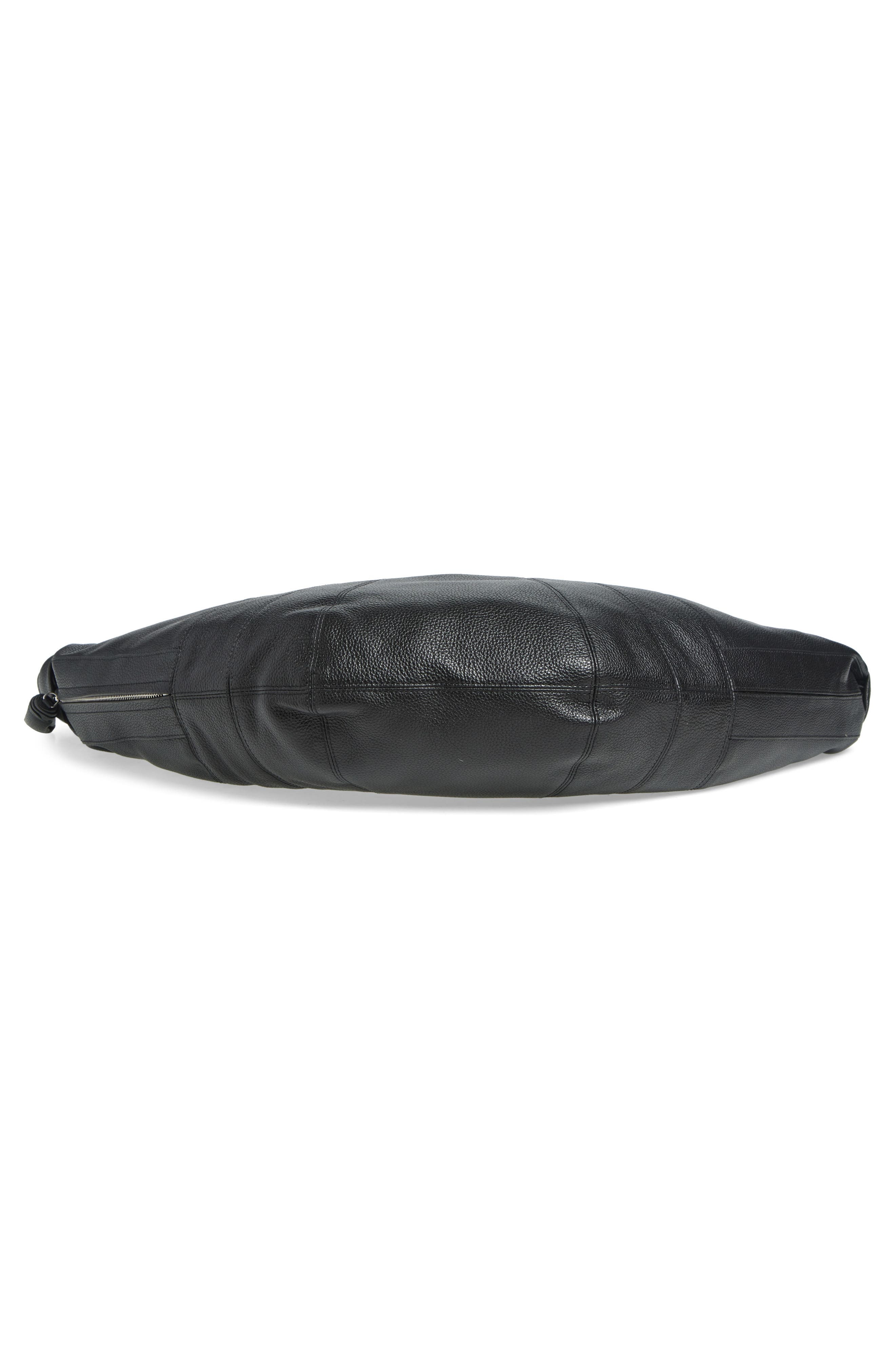 Lemaire Large Croissant Leather Bag in Black at Nordstrom - 4