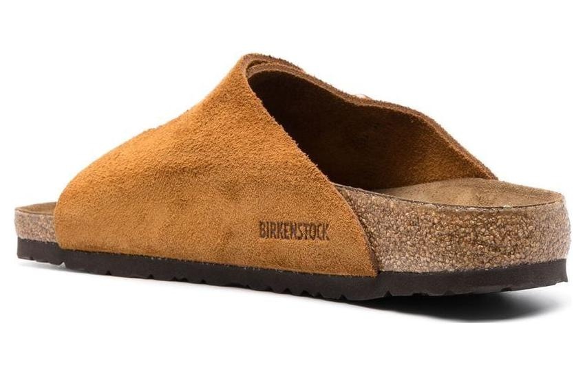 (WMNS) Birkenstock Zrich Suede Leather Narrow Fit 'Mink' 1023891 - 3