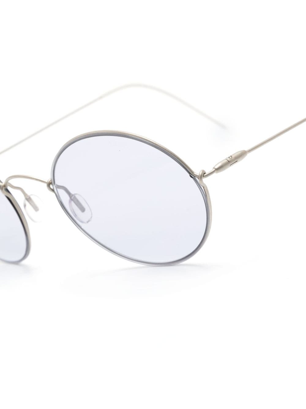 round-frame tinted sunglasses - 3