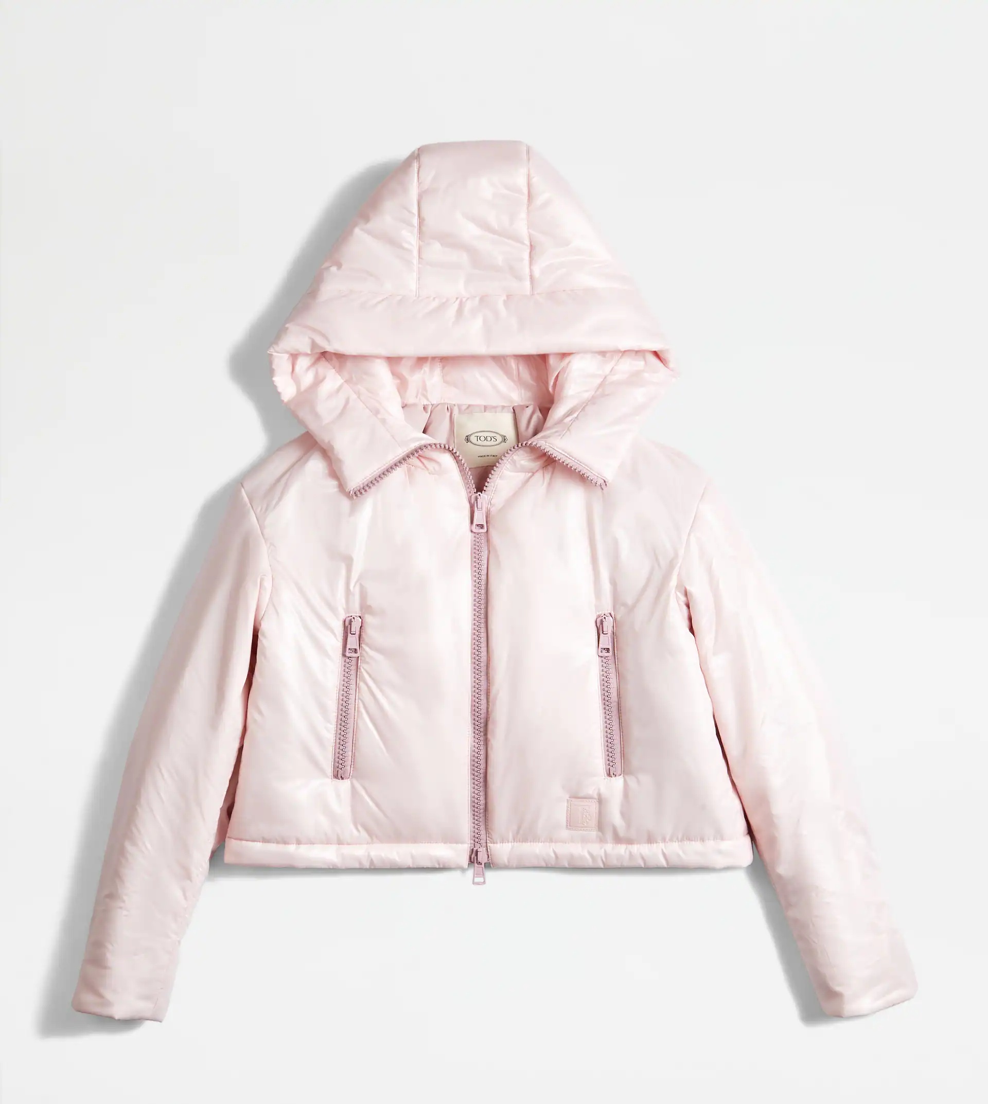 SHORT PADDED JACKET - PINK - 1