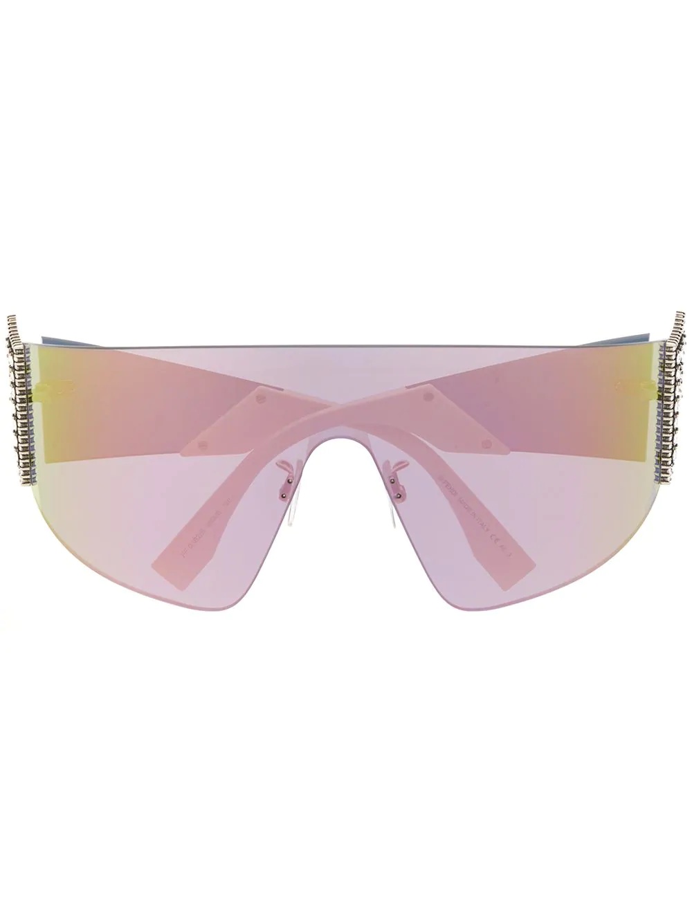 crystal-embellished sunglasses - 1