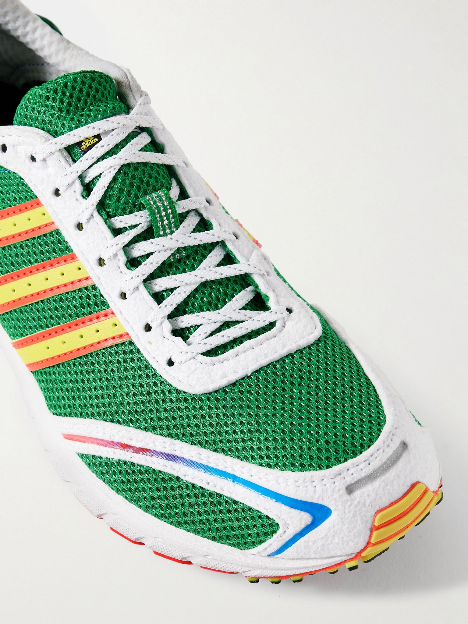 Adizero Adios OG mesh sneakers Green - 4