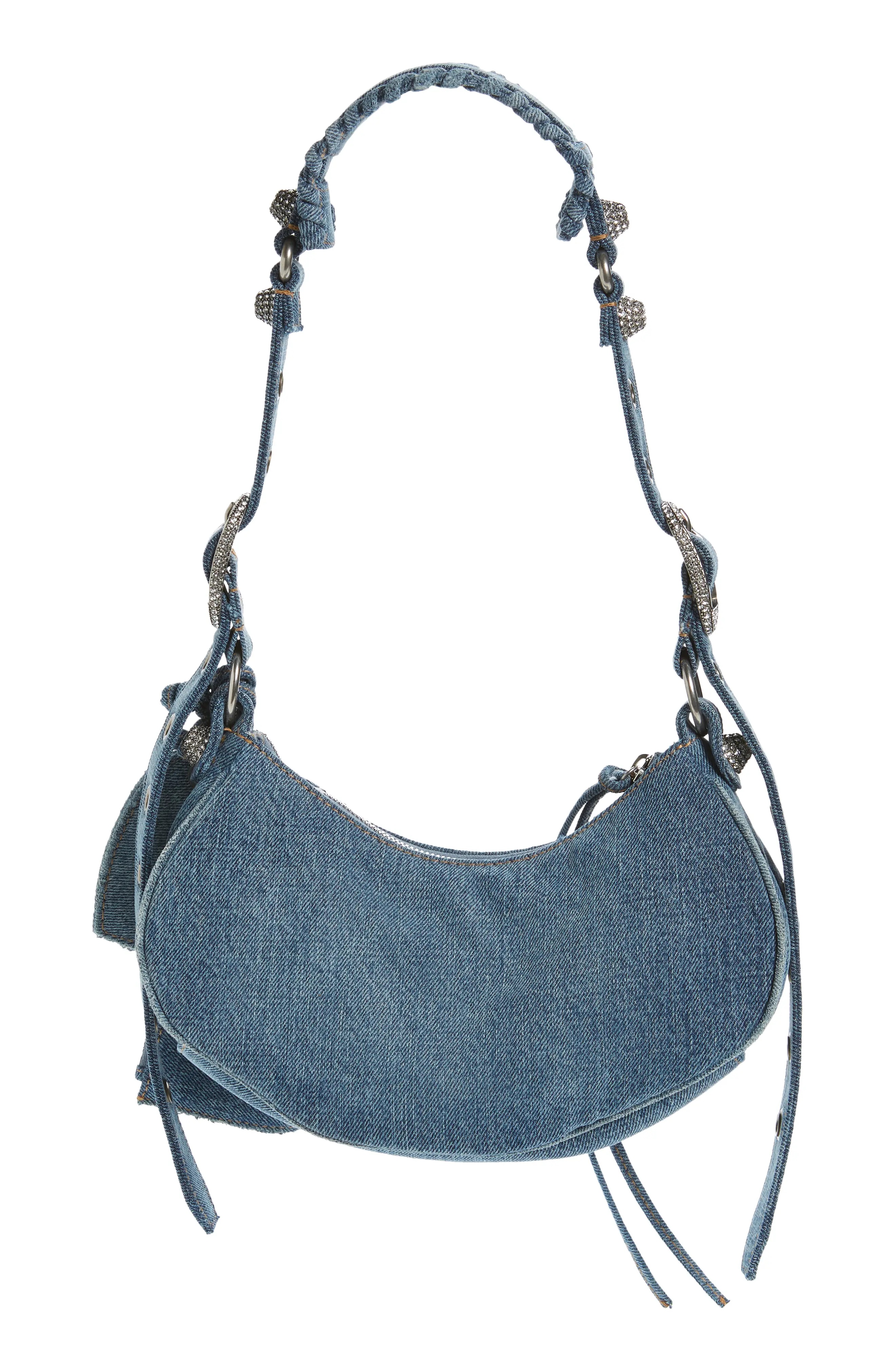 Extra Small Cagole Denim Shoulder Bag - 4