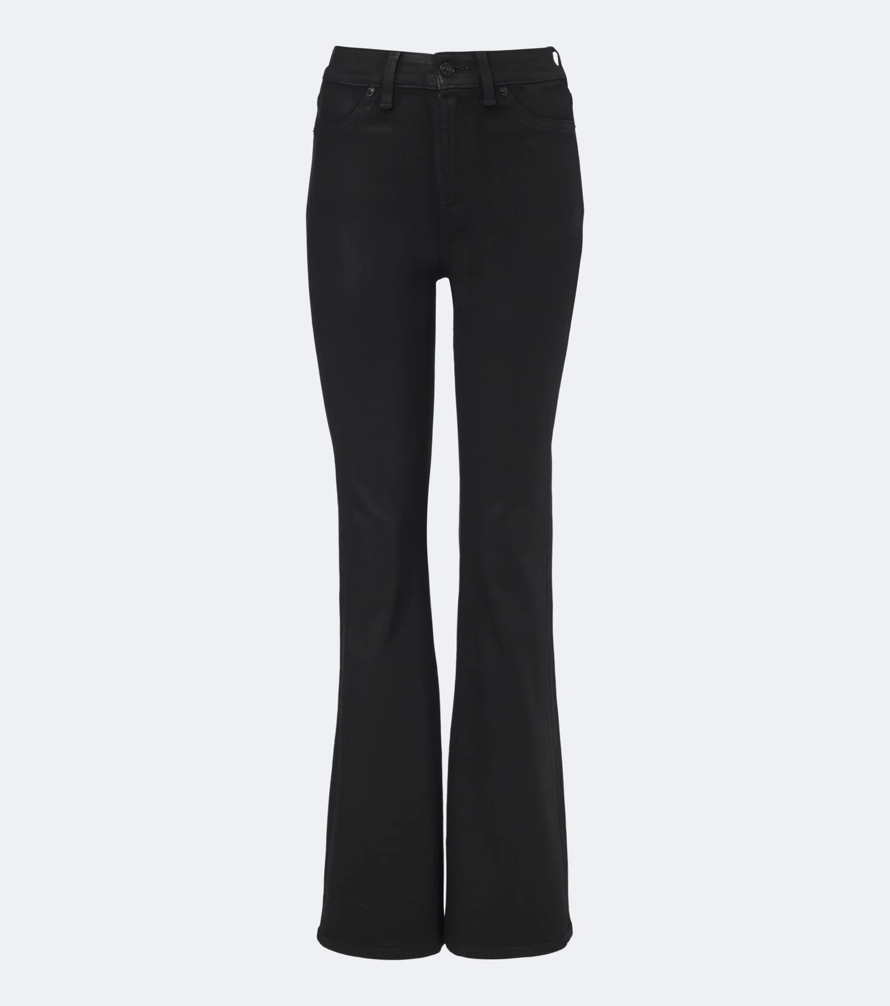 Coated bootcut jeans - 1