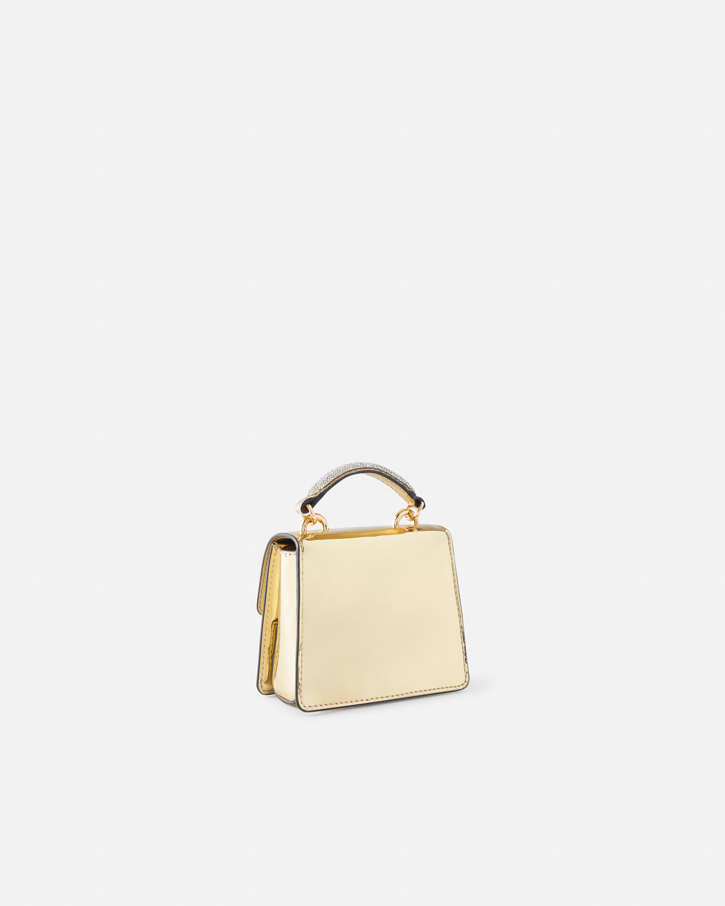 METALLIC MICRO LOVE BAG WITH THIN SHOULDER STRAP - 2