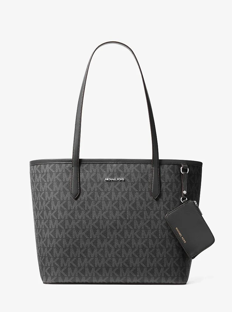 Jet Set Large Signature Logo Tote Bag - 1