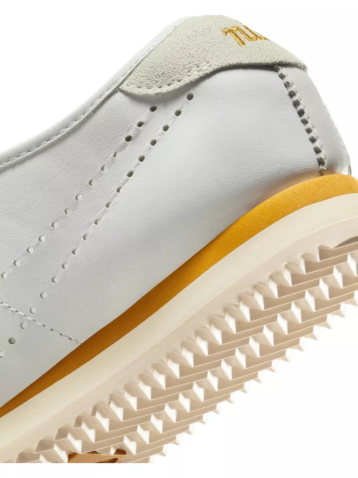 Cortez Leather "White/Light Bone/Coconut Milk/Bronze" Women's Shoe - 8
