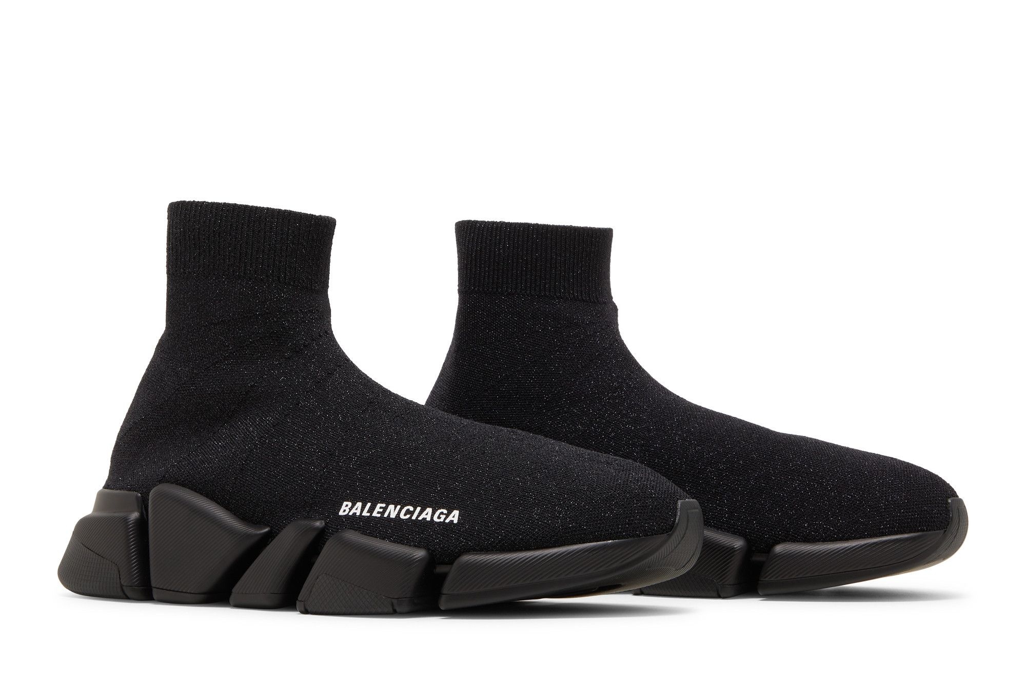 Balenciaga Wmns Speed 2.0 Sneaker 'Shiny Black' - 8