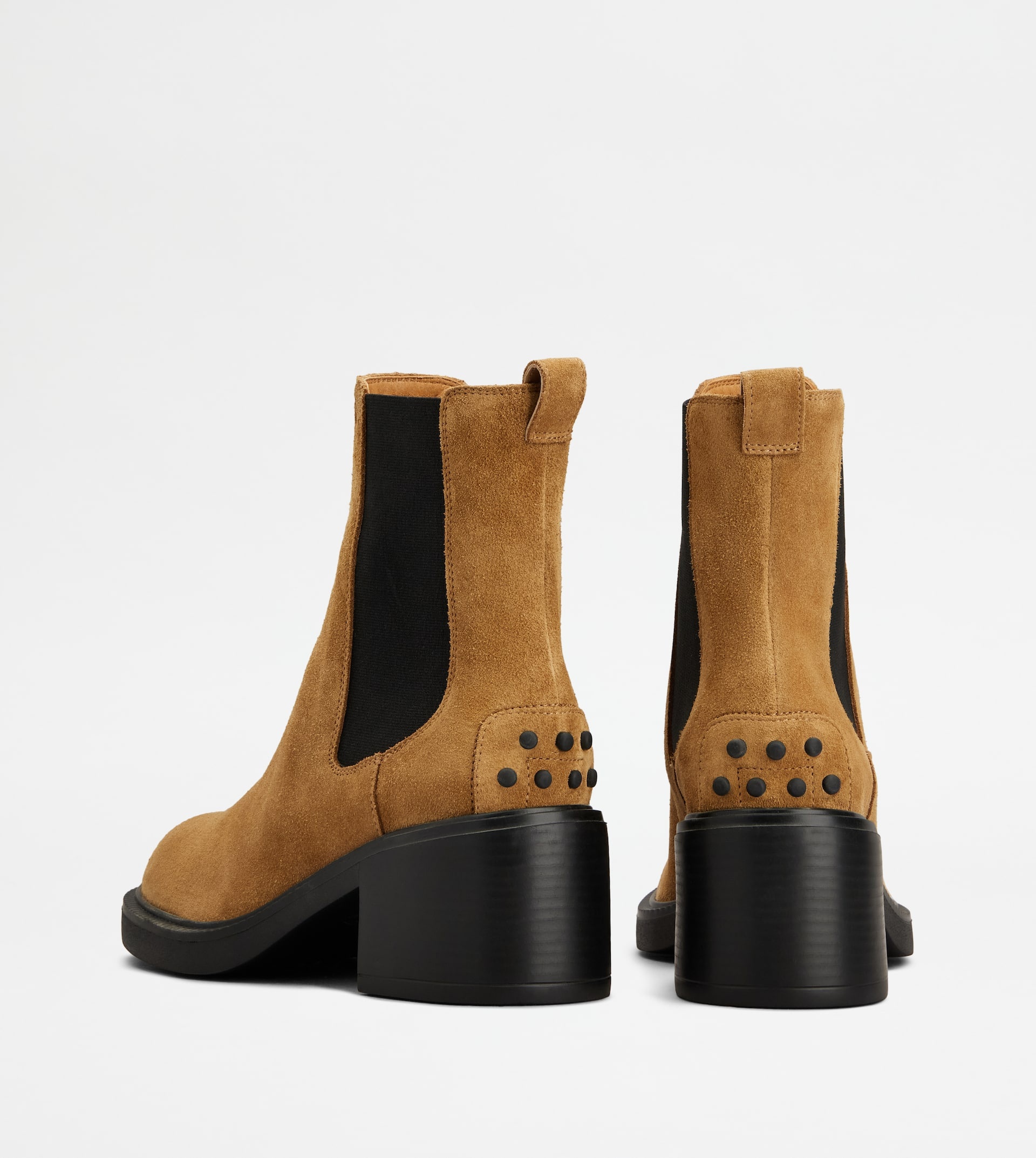 ANKLE BOOTS IN SUEDE - BROWN - 3