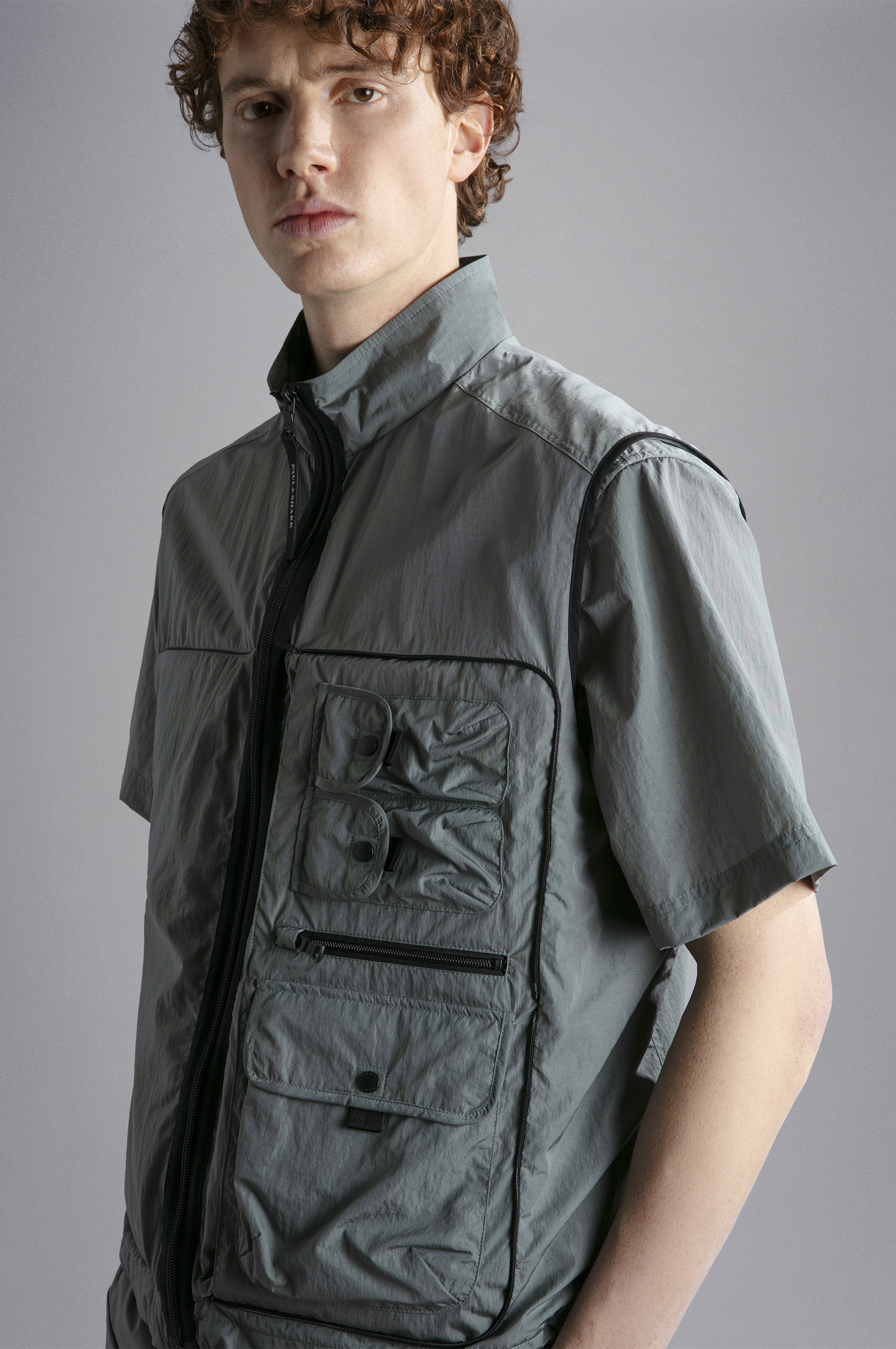 CRINKLE GILET - 7