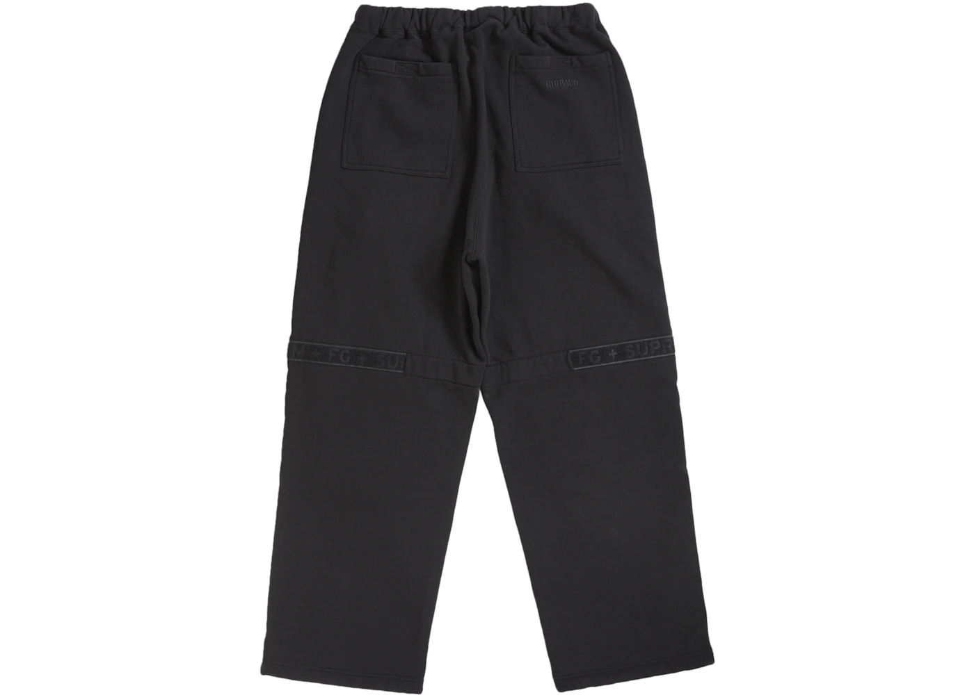 Supreme Marithé + François Girbaud Shuttle Tape Cargo Sweatpant Black - 2
