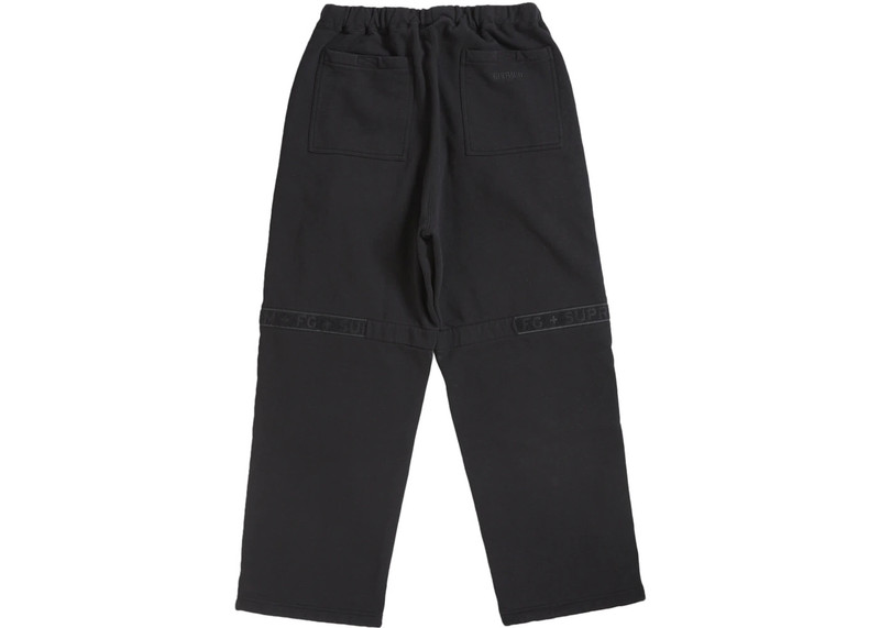 Supreme Supreme Marithé + François Girbaud Shuttle Tape Cargo Sweatpant Black outlook