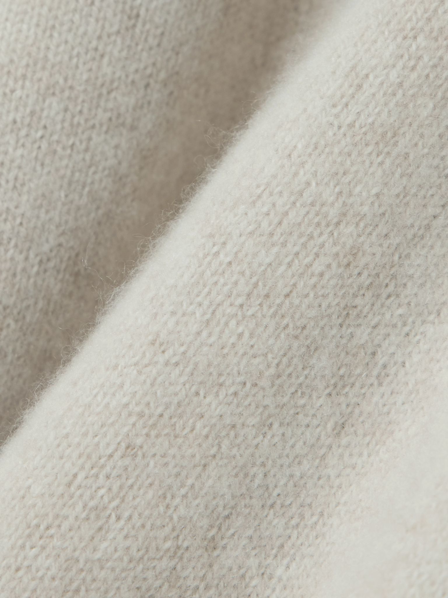 Cashmere turtleneck sweater Ecru - 5