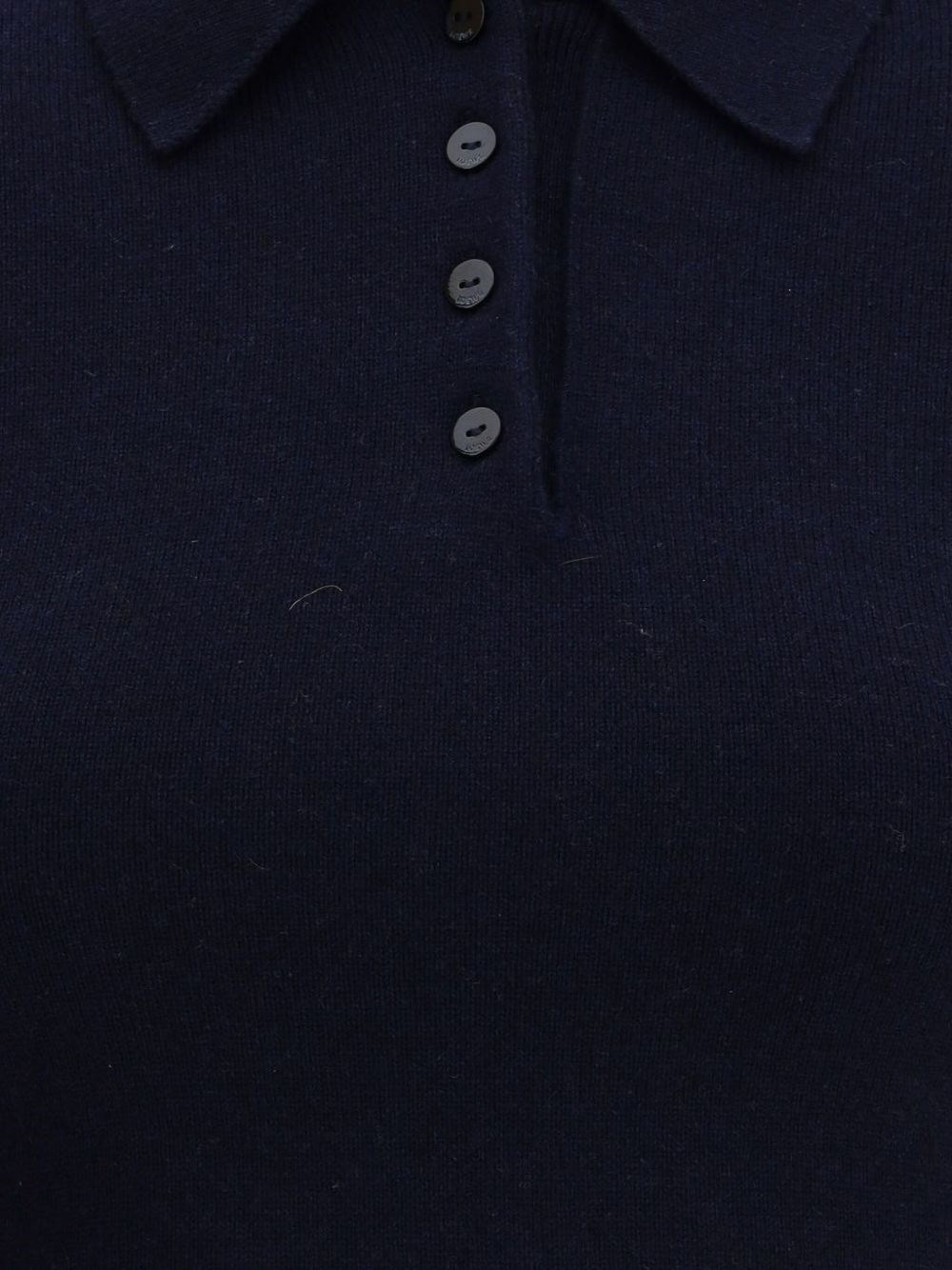 Wool and cashmere polo shirt - 4