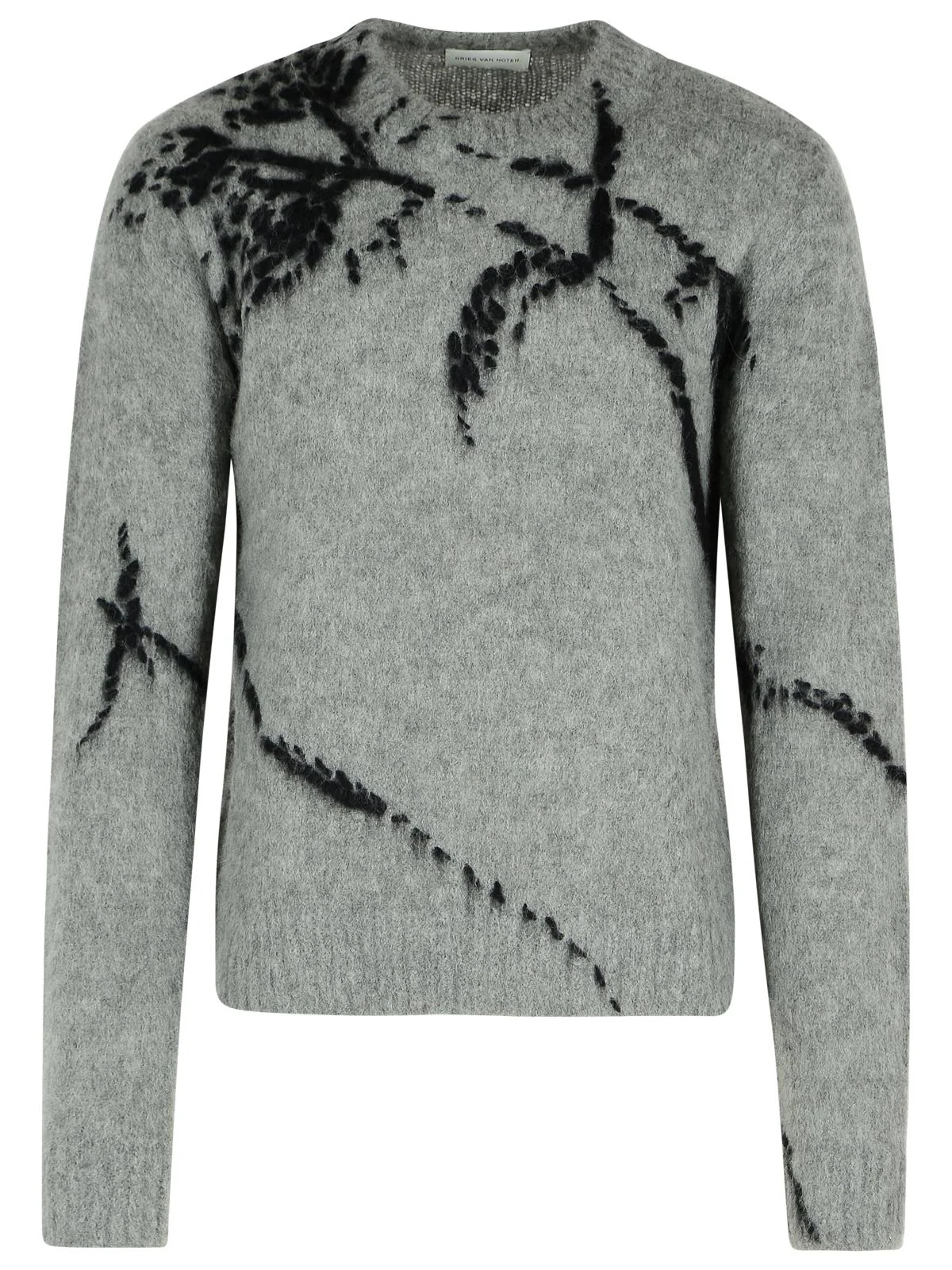 Dries Van Noten Grey Wool Blend Sweater Men - 1