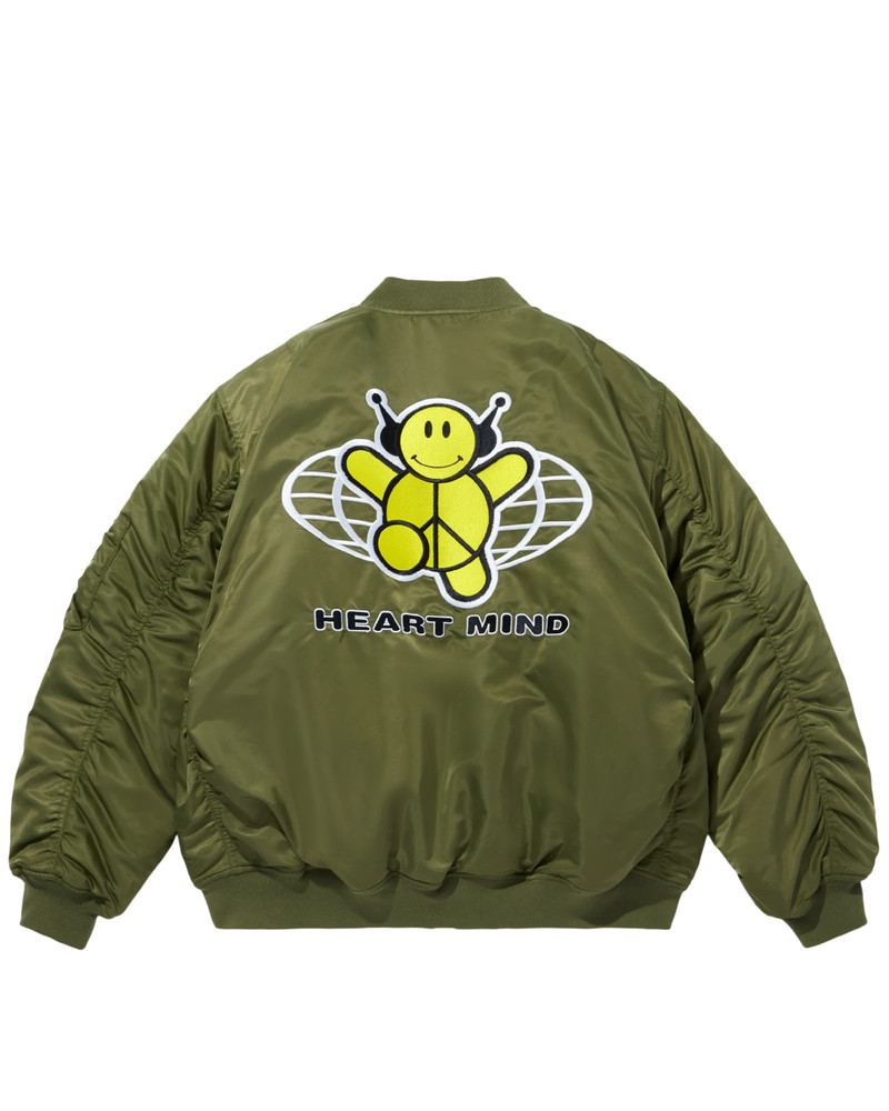 BILLIONAIRE BOYS CLUB EMBROIDERED LOGO MA-1 outlook