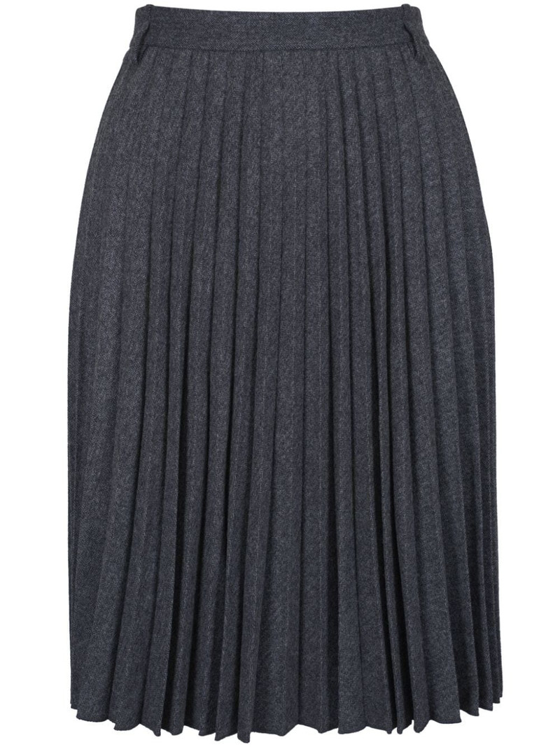 pleated midi skirt 1