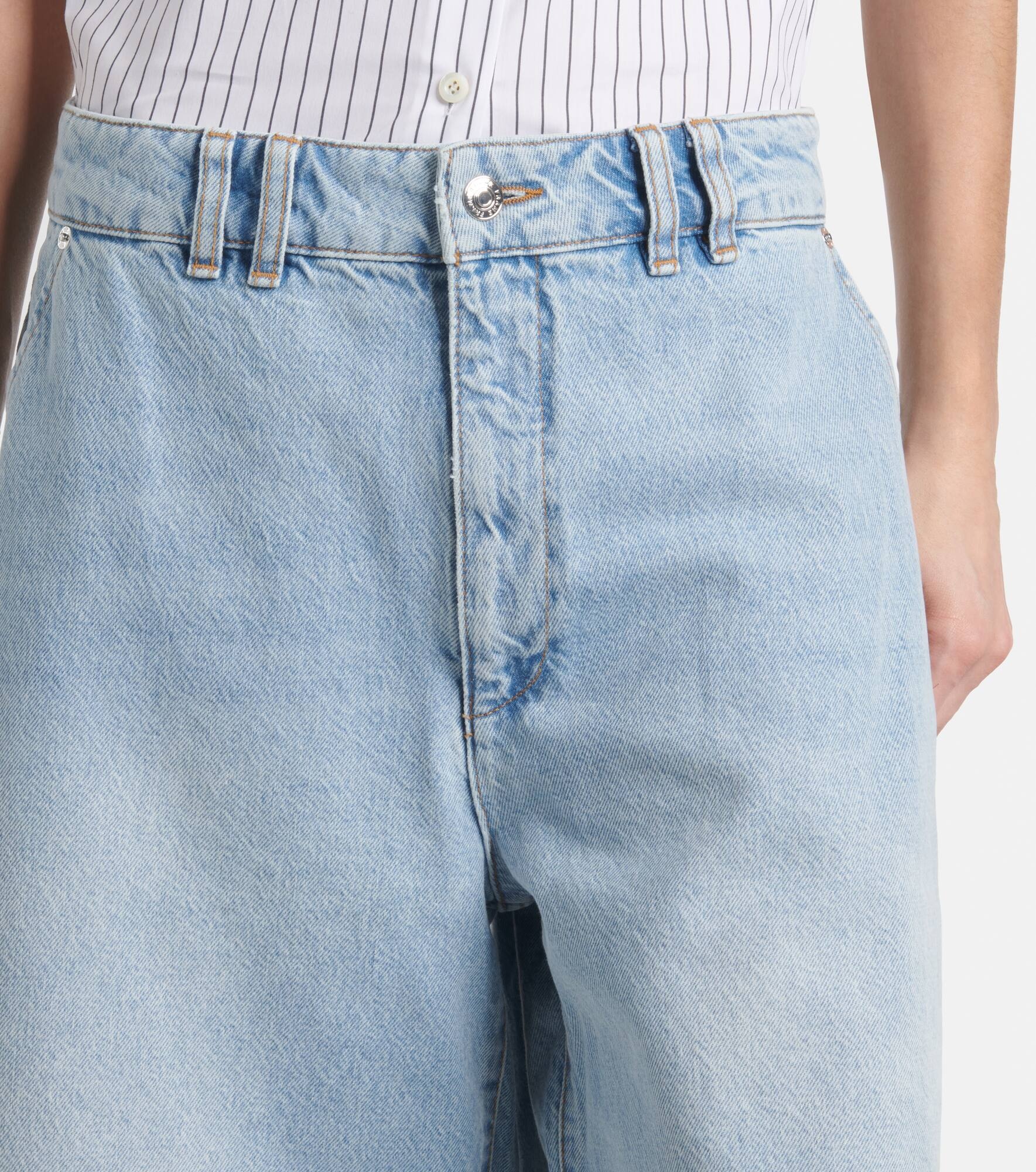 The Trouser Short denim Bermuda shorts - 4