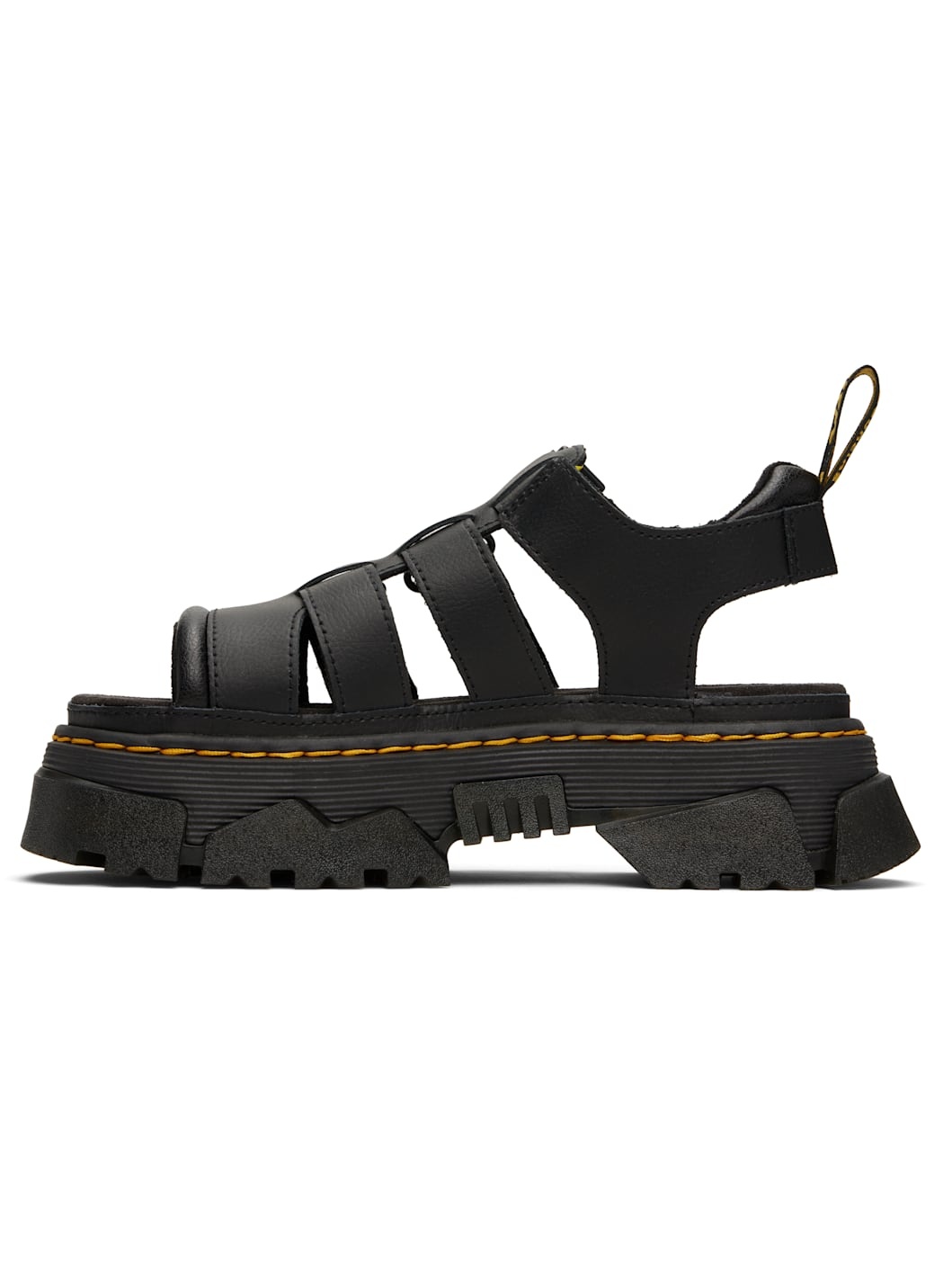 Black Mattison 3 Strap Sandals - 3