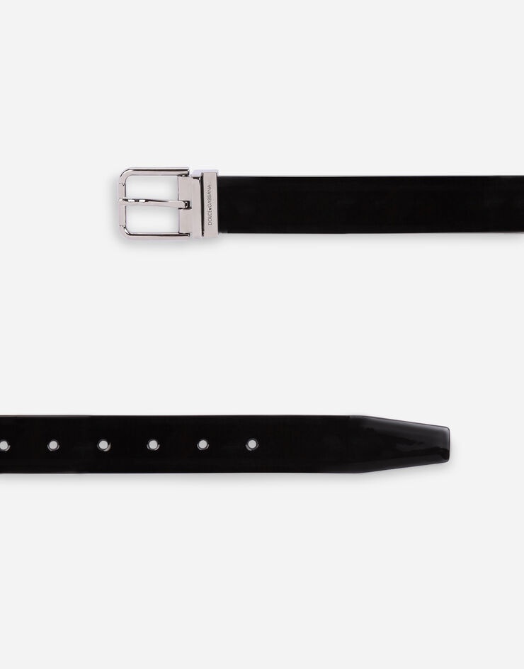 Patent leather belt - 3